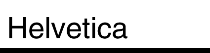 Helvetica